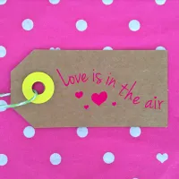 Holzstempel Love is in the air Holzstempel Love is in the air