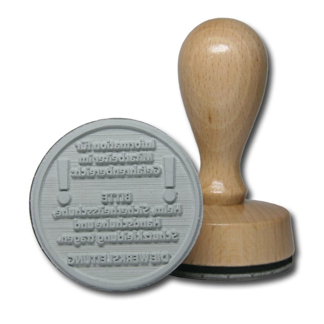 Holzstempel rund d-50 mm Holzstempel rund d-50 mm