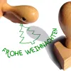Motuivstempel Frohe Weihnachten Motuivstempel Frohe Weihnachten