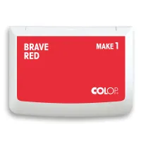 COLOP Stempelkissen MAKE 1 brave red 90x50mm COLOP Stempelkissen MAKE 1 brave red 90x50mm