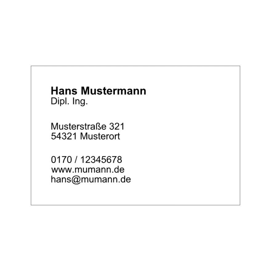 Visitenkarte