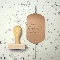 Holzstempel Funken