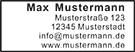Trodat Pocket Printy 9512 Muster