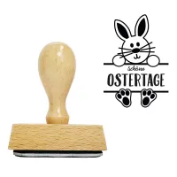 Holzstempel Frohe Ostertage