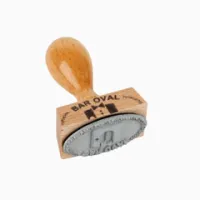 Holzstempel 50x30 mm oval Holzstempel 50x30 mm oval