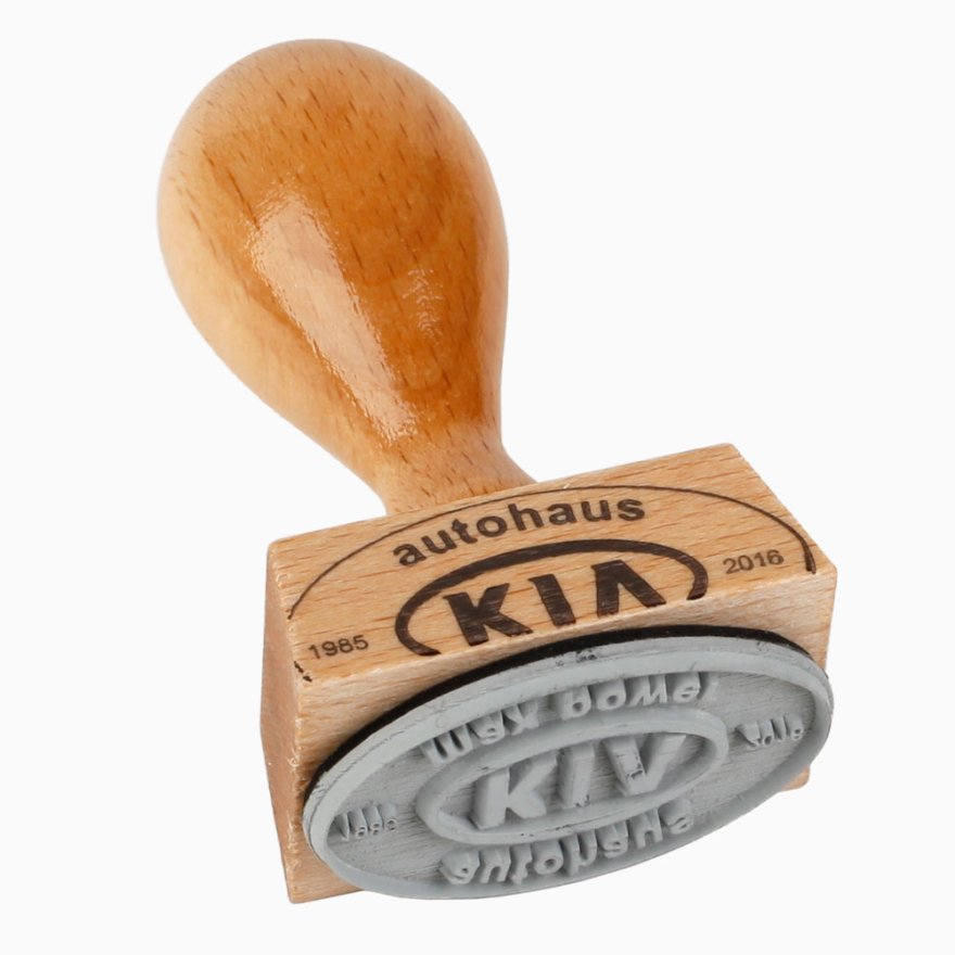 Holzstempel 40x25mm oval