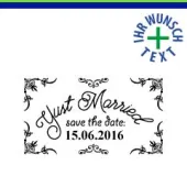 Motivstempel Hochzeit 6 "Save the Date"