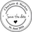 Holzstempel Save the date 1 Vorschau