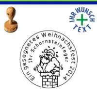 Stempel Frohe Weihnacht Holzstempel rund d-50 mm Stempel Frohe Weihnacht Holzstempel rund d-50 mm