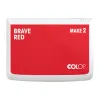 COLOP Stempelkissen MAKE 2 brave red 110x70mm COLOP Stempelkissen MAKE 2 brave red 110x70mm