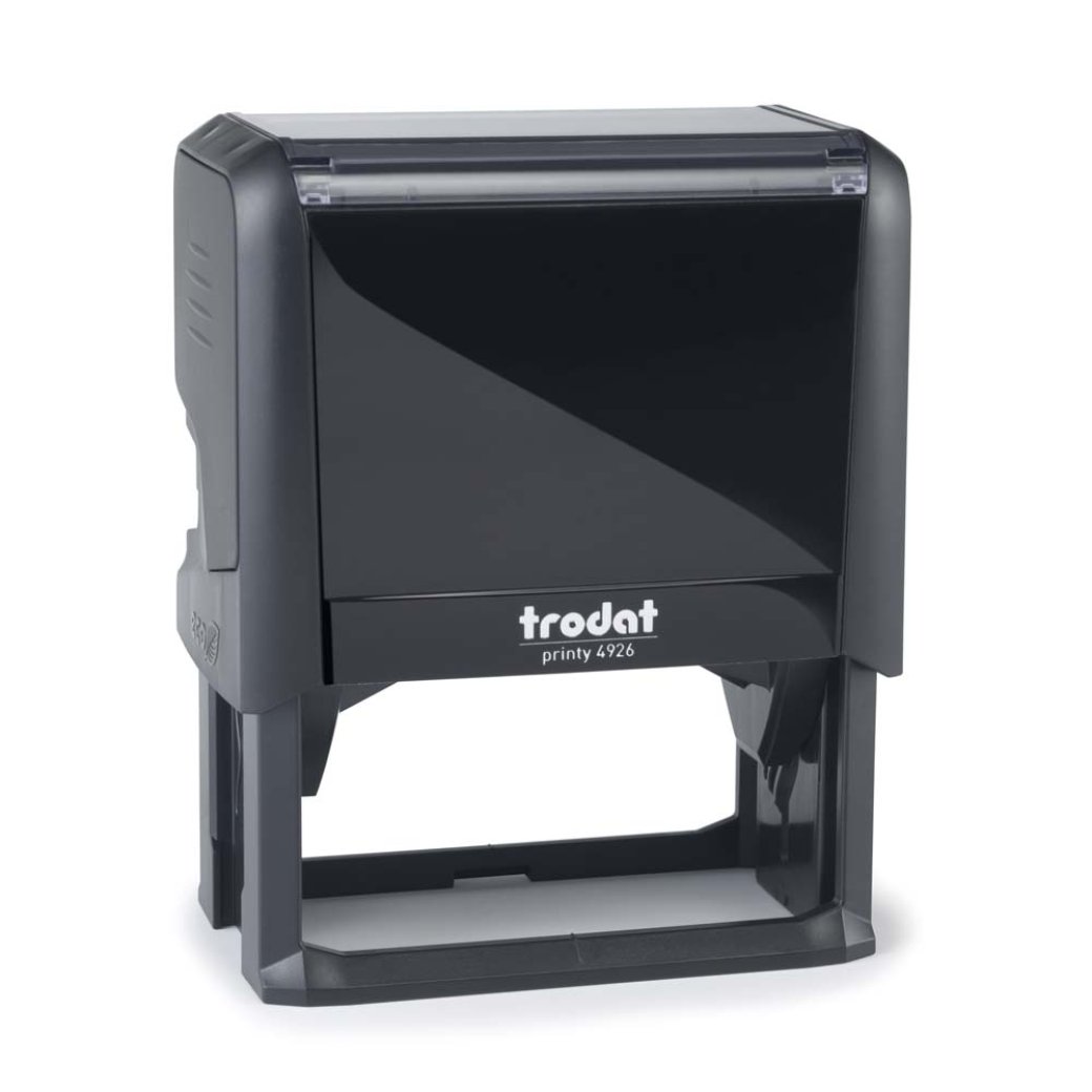 Trodat Printy 4926 QR Code Stempel schwarz - schwarz