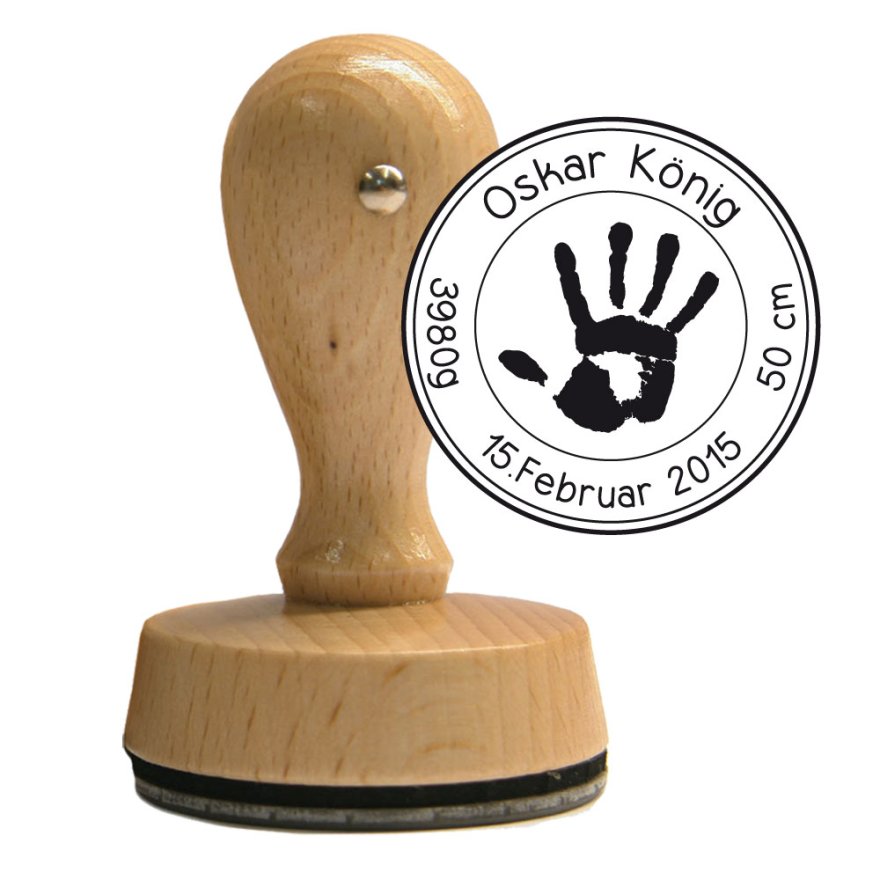 Holzstempel Hand Holzstempel Hand