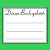Holzstempel Dieses Buch gehört Holzstempel Dieses Buch gehört
