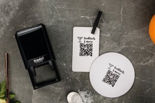 QR-Code Stempel für Unternehmen mit digitaler Verlinkung auf Dokumente und Webseiten