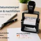 Trodat selbstfärbender Datumsstempel Professional 5460 mit Stempelfarbe, Anleitung zur Wartung und sauberen Abdrücken