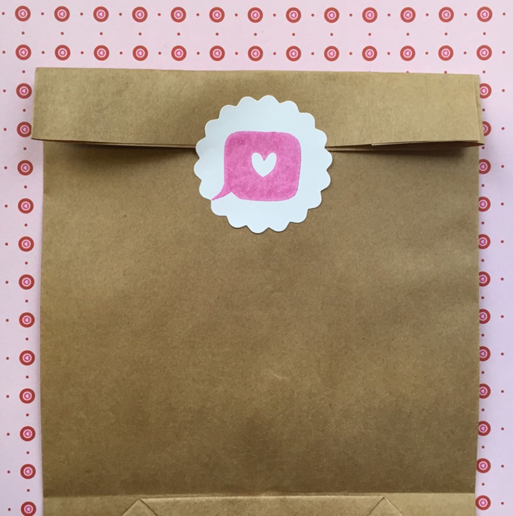 Holzstempel Herzbubbel Holzstempel Herzbubbel