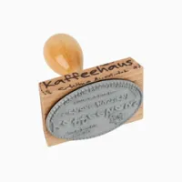 Holzstempel 70x50 mm oval Holzstempel 70x50 mm oval