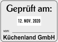 Stempelplatte Colop Classic Line Dater 2860 Vorschau Stempelplatte Colop Classic Line Dater 2860 - Vorschau