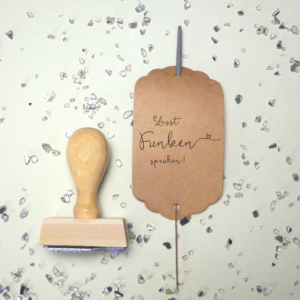 Holzstempel Funken Holzstempel Funken