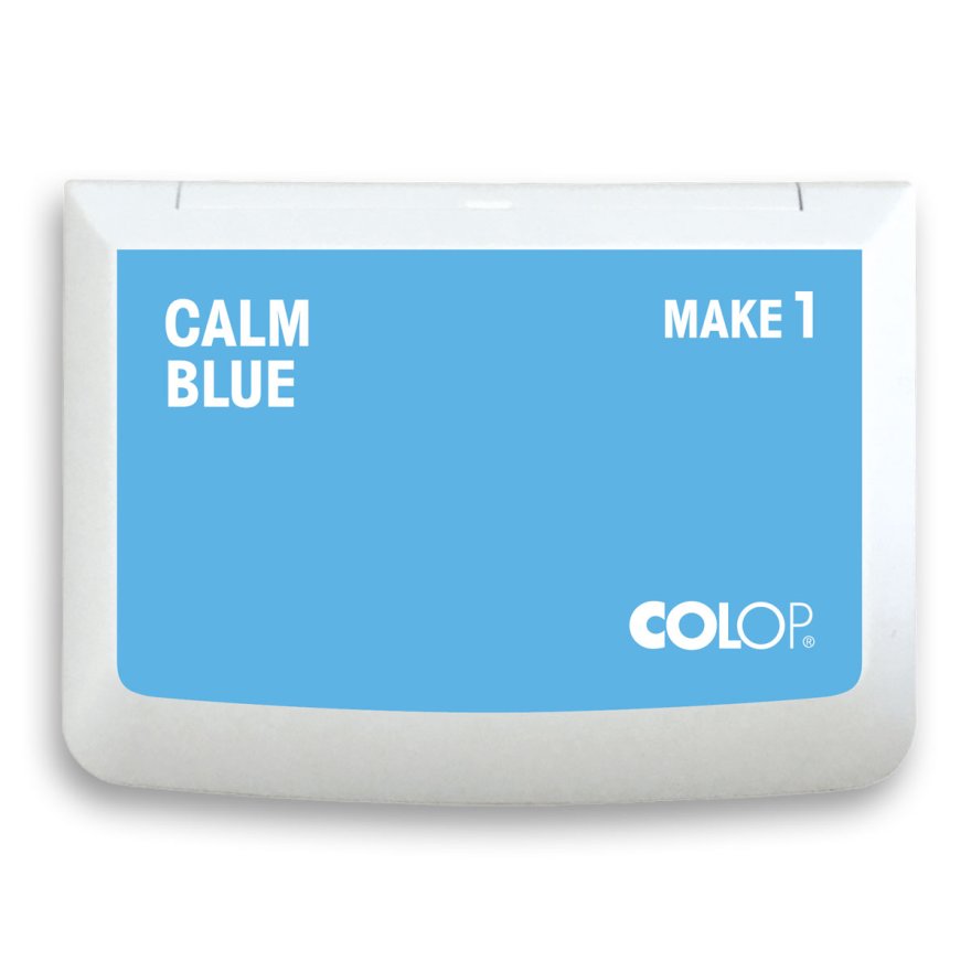 COLOP Stempelkissen MAKE 1 calm blue 90x50mm COLOP Stempelkissen MAKE 1 calm blue 90x50mm