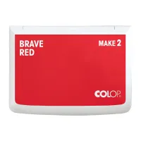 COLOP Stempelkissen MAKE 2 brave red 110x70mm COLOP Stempelkissen MAKE 2 brave red 110x70mm