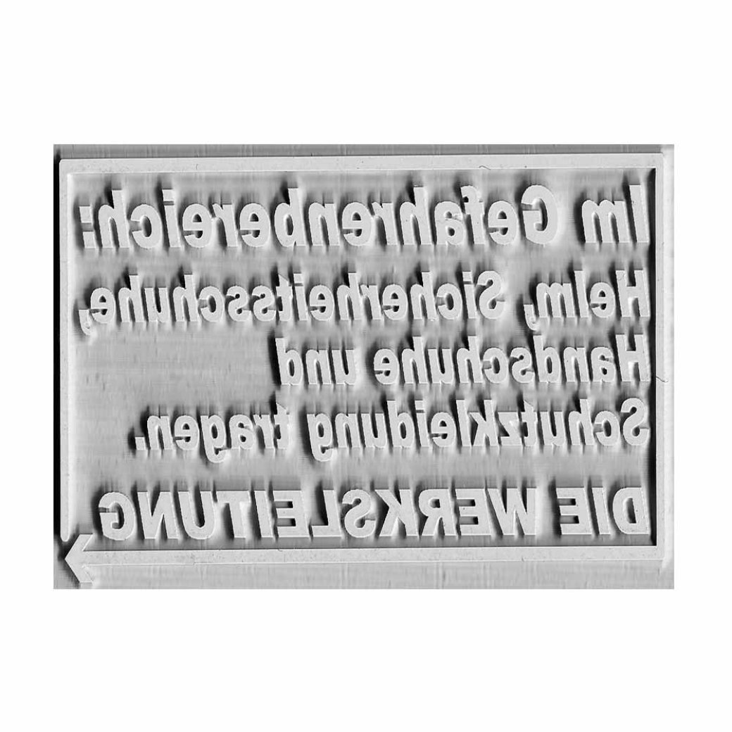 Stempelplatte Trodat 5208 Stempelplatte Trodat 5208