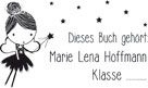 Holzstempel Fee - Vorschau