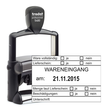 Wareneingangstempel